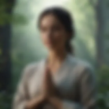 The Art of Stillness: Embracing Inner Peace Meditative posture symbolizing inner peace