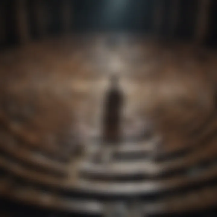 A contemplative image symbolizing the complexities of life