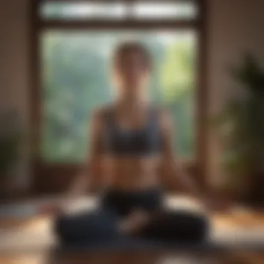 Yoga: A Path to Calmness A person practicing yoga for relaxation