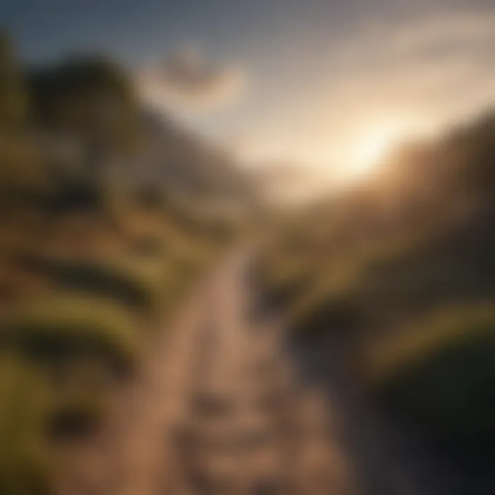 A path leading towards a brighter future, signifying hope and healing