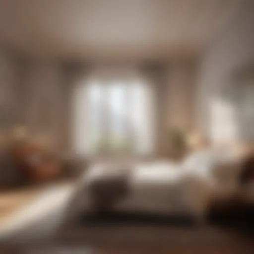 A serene bedroom environment designed for optimal sleep.