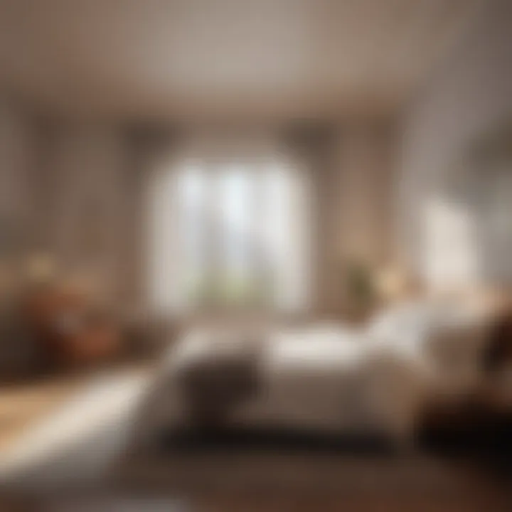 A serene bedroom environment designed for optimal sleep.