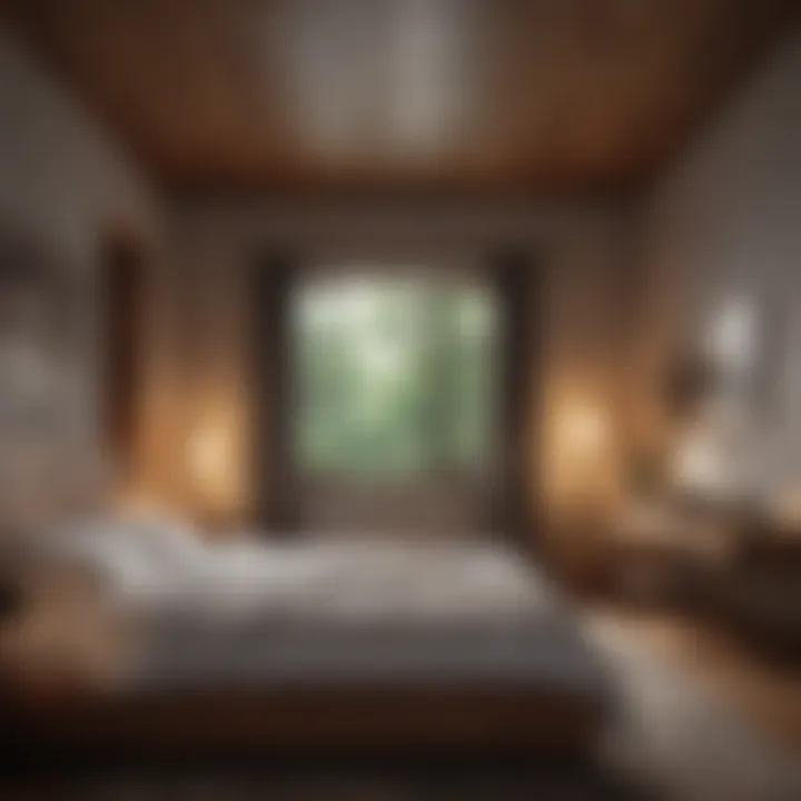 A tranquil bedroom setting designed for relaxation