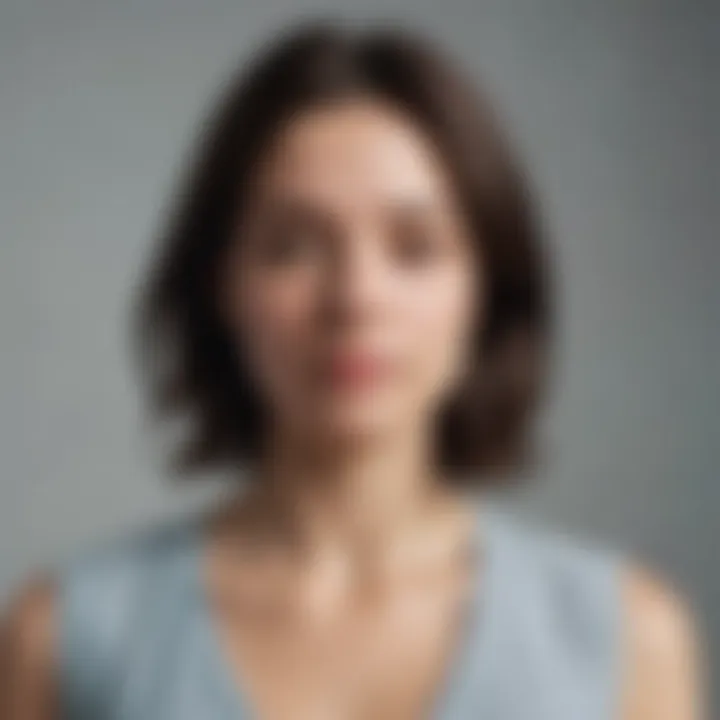 Symbolic image of self-discovery and identity