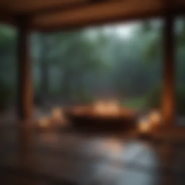 Creating a Sacred Space for Mindfulness Serene meditation space with candles