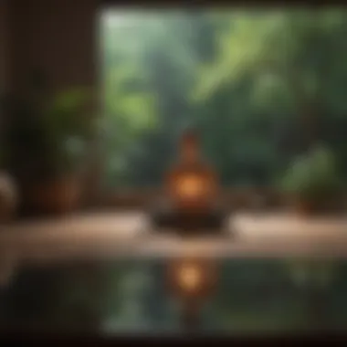 Creating a Calming Environment for Meditation A serene meditation space with calming elements