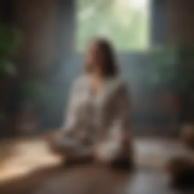 Meditation for Self-Compassion A calming scene of meditation for self-compassion