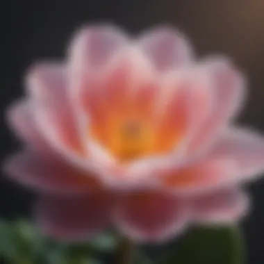 The Beauty of Self-Acceptance A blooming flower symbolizing self-acceptance and growth