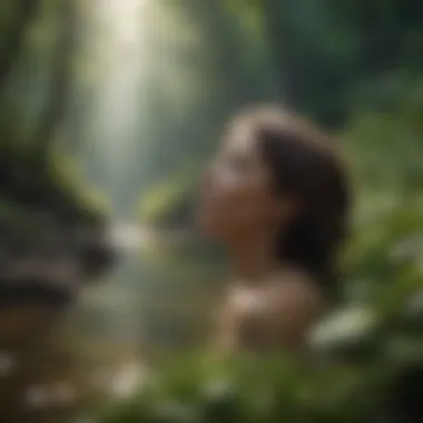 Emotional Healing Through Nature A serene landscape symbolizing emotional healing