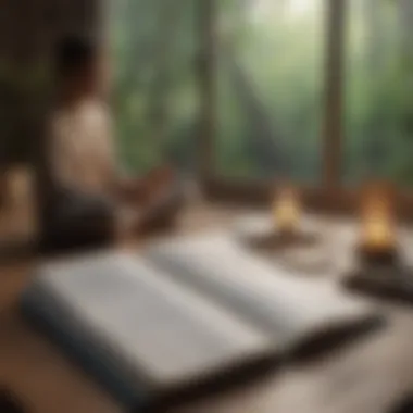 Journaling for Enhanced Emotional Clarity Person journaling in a serene environment
