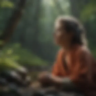 Mindfulness as a Tool for Emotional Mastery Mindful meditation scene