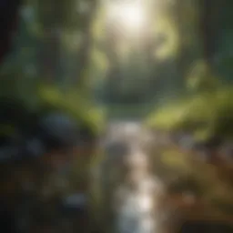 A serene landscape symbolizing introspection