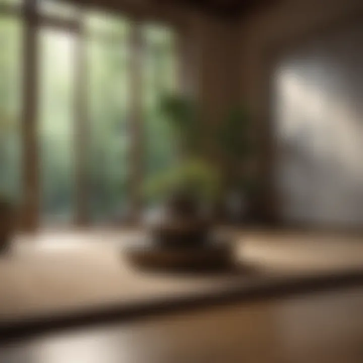 Incorporation of Plants and Textures in Zen Room