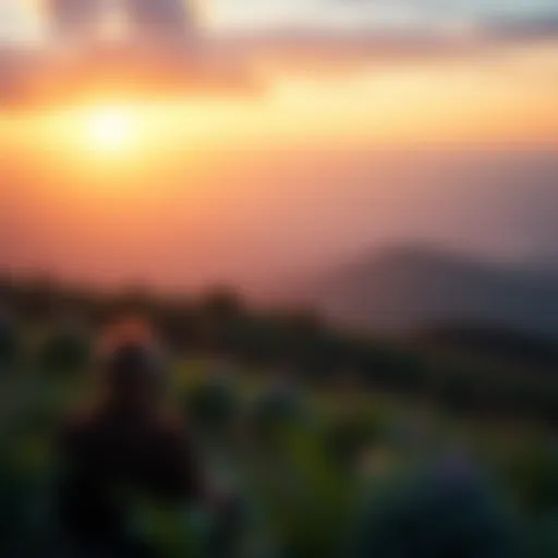 A serene landscape representing tranquility and peace.