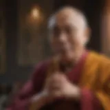 The Dalai Lama sharing wisdom