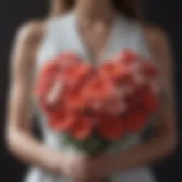 An elegant bouquet symbolizing love and affection