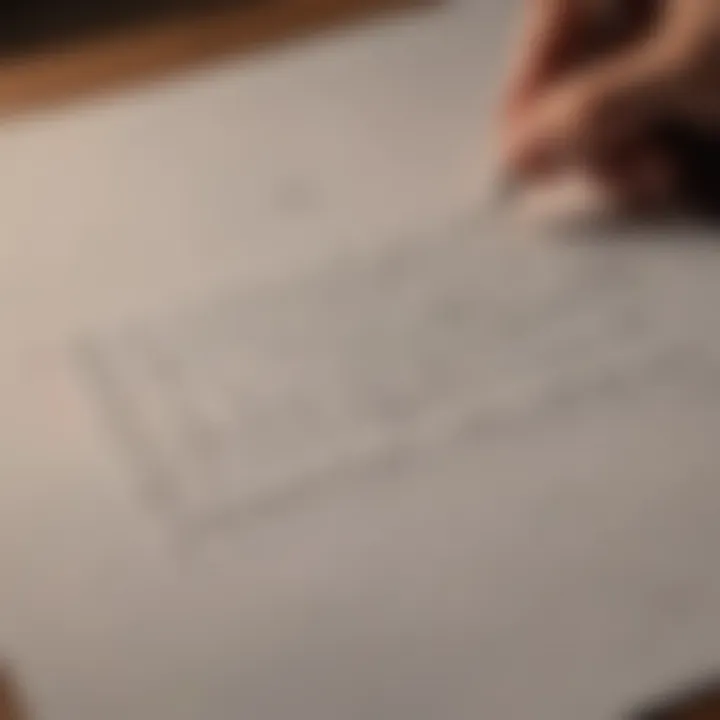 A handwritten love letter conveying heartfelt thoughts