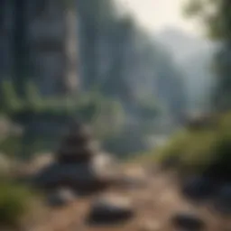 Calm landscape symbolizing peace of mind