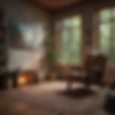 Creating a Personal Retreat for Relaxation A cozy reading nook symbolizing relaxation