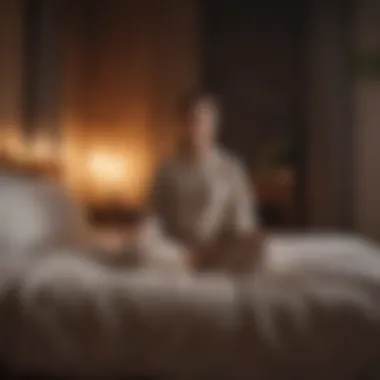 Meditation practice for better sleep quality