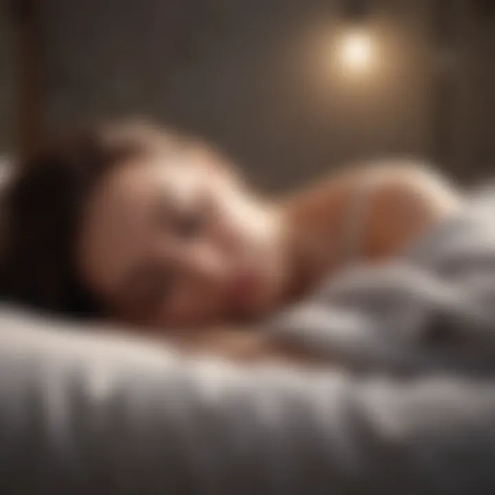 Sleep hygiene tips displayed visually