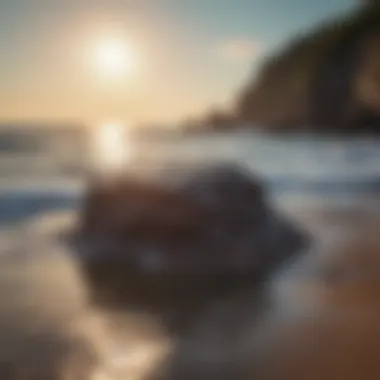 Finding Peace in Nature A calm ocean scene, illustrating relaxation techniques