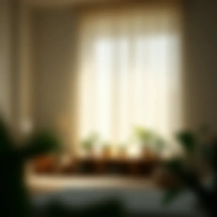 Creating a Tranquil Environment A tranquil space with soft lighting and plants