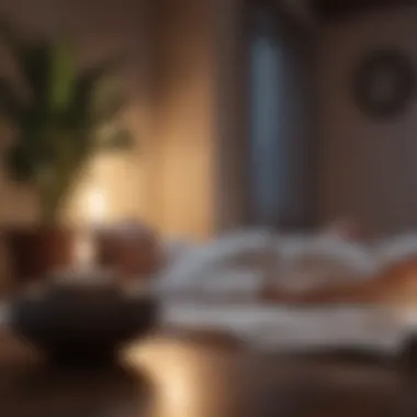 Mindfulness Meditation for Relaxation A person practicing mindfulness meditation before sleep