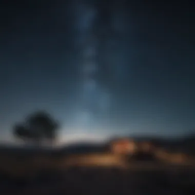 Tranquil Night Sky A peaceful night sky with twinkling stars