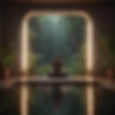 Sanctuary of Calm A tranquil meditation space promoting emotional resilience