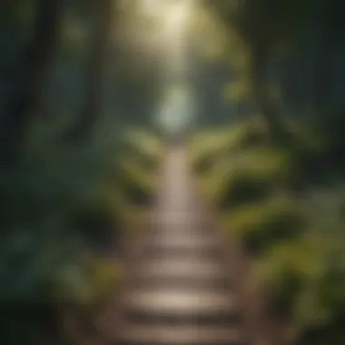 Pathway to Clarity A serene landscape symbolizing mental clarity