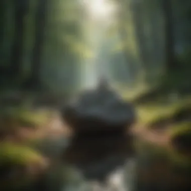 The Beauty of Mindfulness in Nature A serene landscape promoting mindfulness