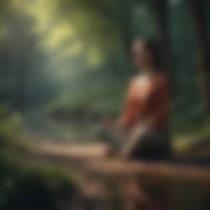 A serene setting for a moment of encouragement