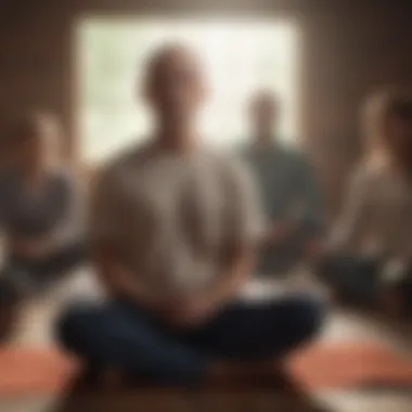 Mindfulness Practices for Group Self-Compassion Participants engaging in mindfulness practice together