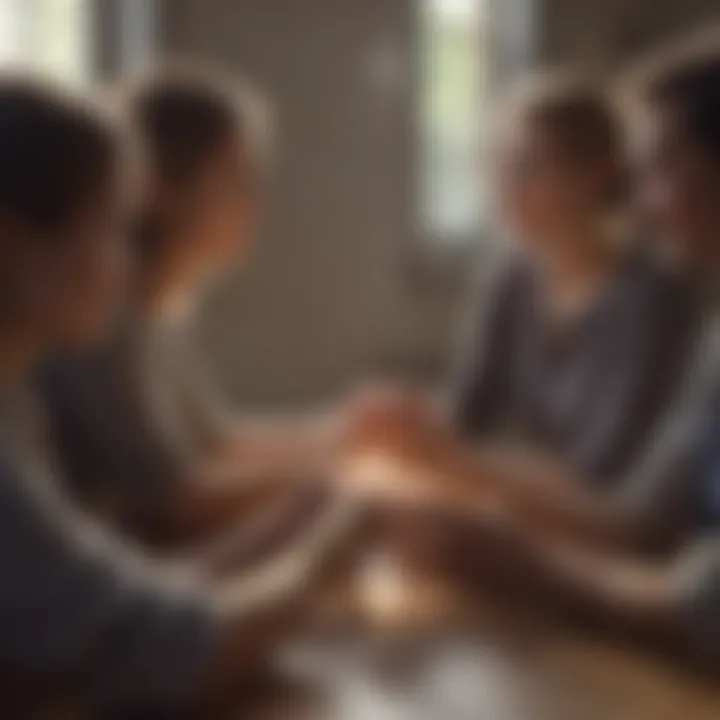 Team-building activity focused on empathy and support