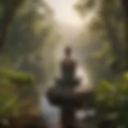 A serene landscape representing inner peace and self-acceptance