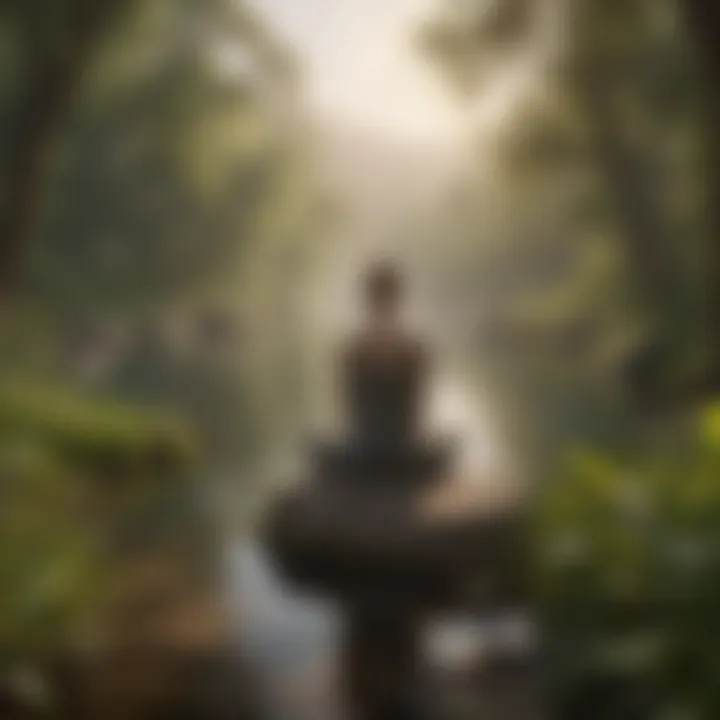 A serene landscape representing inner peace and self-acceptance