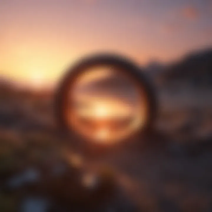 A vibrant sunrise symbolizing new beginnings
