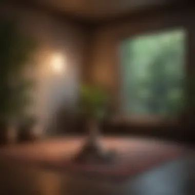 Meditation Space for Clarity A tranquil meditation space enhancing mindfulness practice
