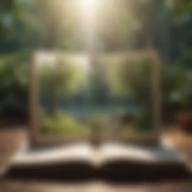 Reflections in a Journal Journal filled with positive thoughts and reflections on happiness