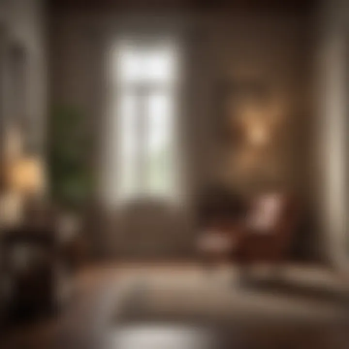A dimly lit room with a single chair, capturing the essence of introspection and solitude.
