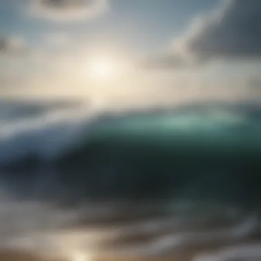 Ocean Waves for Meditation Calm ocean waves creating a serene background