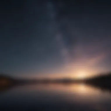 A Serene Night Sky Serene night sky with calming stars