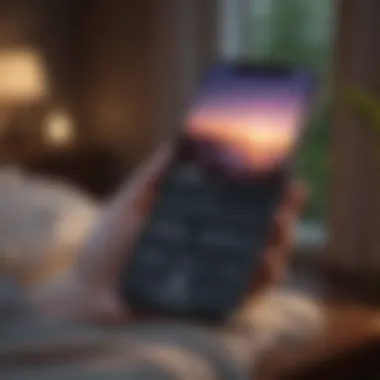 Screenshot of a popular sleep app interface