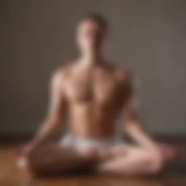 Techniques for Alleviating Pain Visual representation of pain relief techniques through meditation