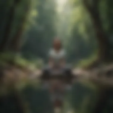 Mindfulness practice with nature elements