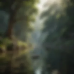 Serene landscape embodying tranquility