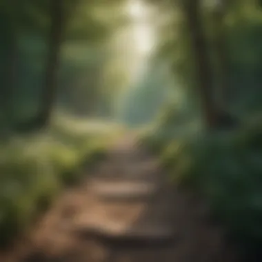 Tranquility in Nature A serene landscape with soft hues symbolizing tranquility