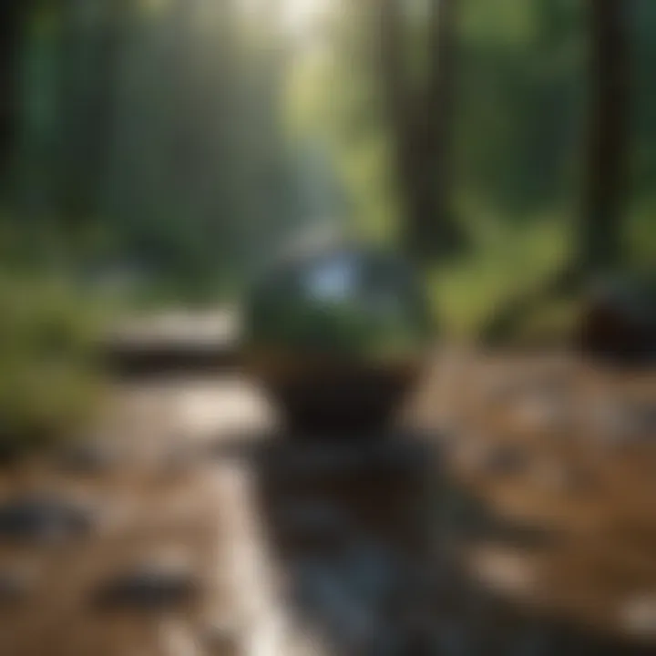 A serene landscape symbolizing peace and tranquility