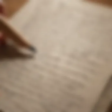 A close-up of a handwritten love note with soft lighting